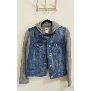 Old navy stretchy semi denim jacket